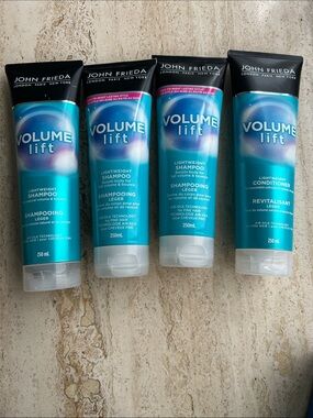NEW 🆕 Lot John Frieda Volume Lift Lightweight 3 Shampoo & 1 Conditioner
